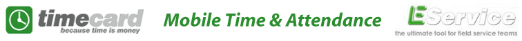 Mobile Timecard and Attendance